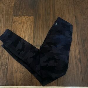 Black Camo Lululemon Leggings